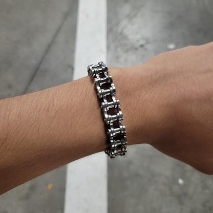 RiderChainz™- Brazalete Plateado