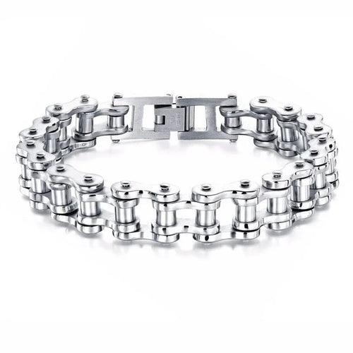 RiderChainz™- Brazalete Plateado