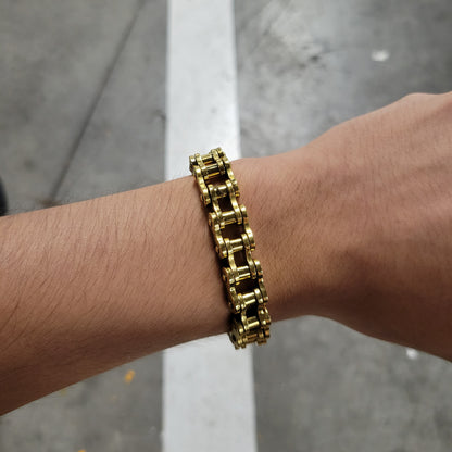 RiderChainz™- Brazalete  Dorado